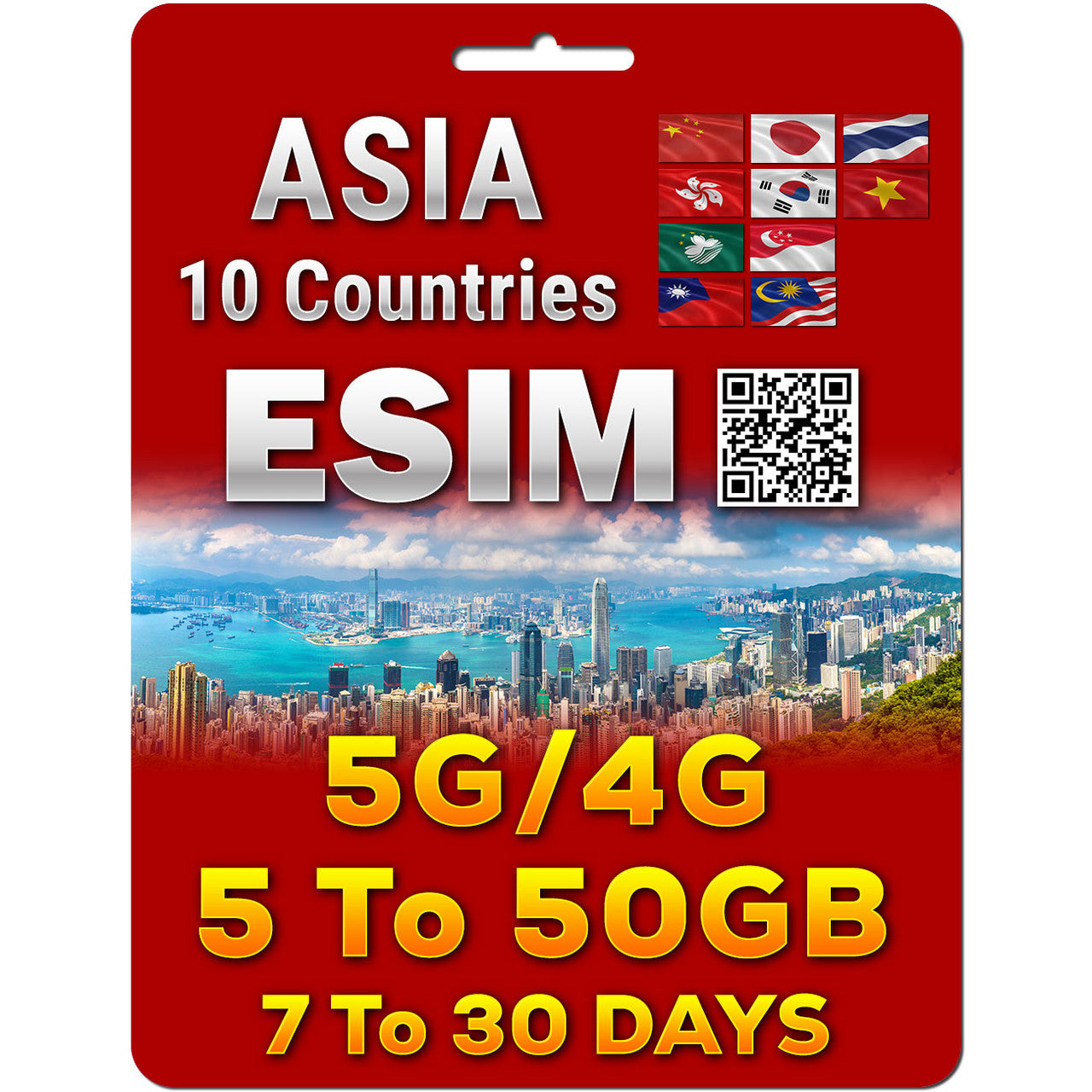 Asia 10 Countries eSIM